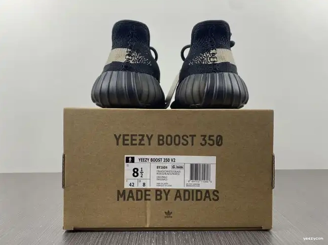 White Boost Black BY1604 V2 350 Yeezy Core Adidas 0318