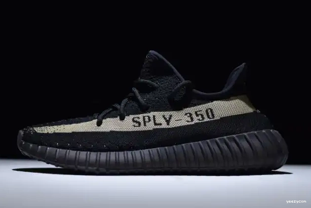 Green Adidas Black Yeezy V2 Boost 350 Core BY9611 0317