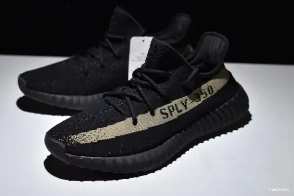 Green Adidas Black Yeezy V2 Boost 350 Core BY9611 0317