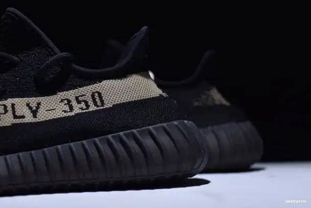 Green Adidas Black Yeezy V2 Boost 350 Core BY9611 0317