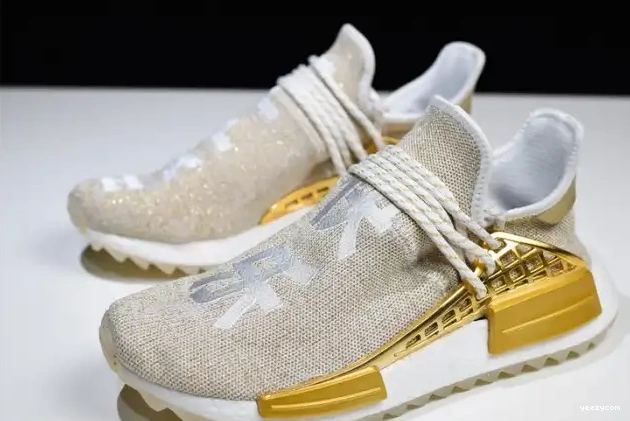 Pharrell HAPPY adidas Hu NMD F99762 China Gold 0317